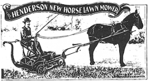 1890 Henderson Mower